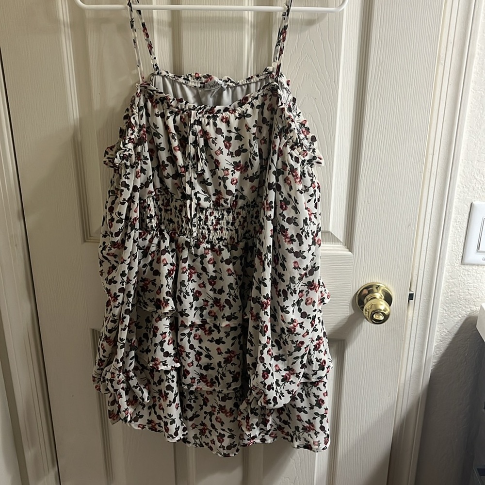White Boho Dress - Picture 6 of 7